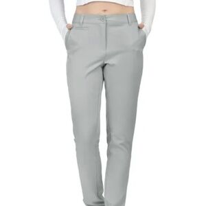 Izod Women's Golf Classic Light Gray Chinos Pants Size 34 x 32